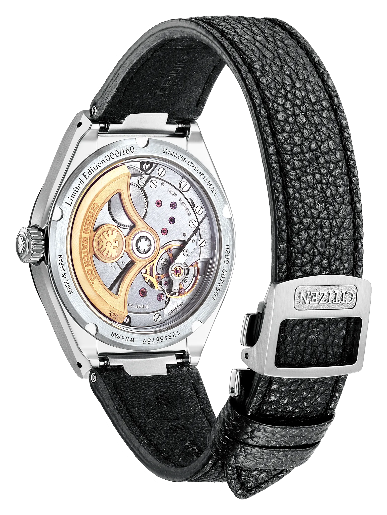 The CITIZEN Caliber 0200 White Dial Leather Strap NC0210-11A | CITIZEN